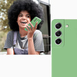 Telefontok a Samsung Galaxy S21 FE, Silicone Lite, menta