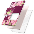 Telefontok a Samsung Galaxy Tab S7 FE, Suritch Full Body Marble, bordó