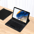 Tok + billentyűzet Samsung Galaxy Tab A8 10.5, Leather Pen Slot, fekete