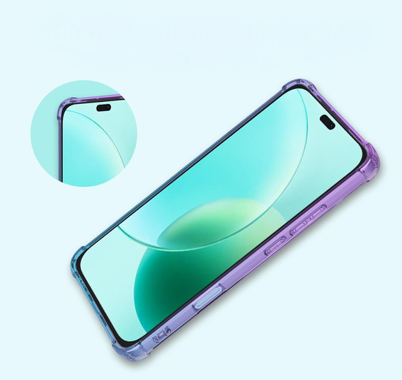 Tok Honor 400 Lite, Gradient Dropproof, Lila / kék