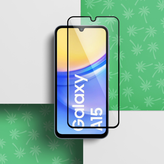 5D Full Glue Smart Palm edzett üveg Samsung Galaxy A15 4G/5G készülékekhez