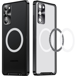 Kameravédő tok Samsung Galaxy S20 FE, CamShield MagSafe, átlátszó / fekete