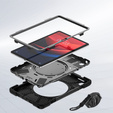 Gyerek tok Lenovo Tab M11, páncélozott, pánttal, fekete