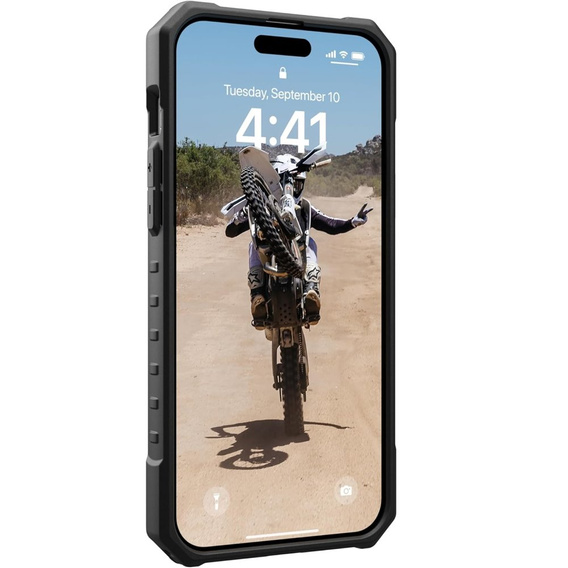 Urban Armor Gear Telefontok a iPhone 15 Pro, Pathfinder MagSafe, szürke