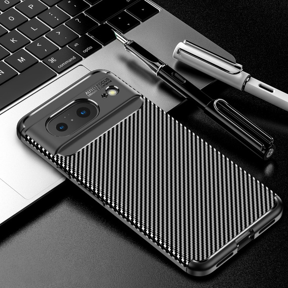 Telefontok a Google Pixel 8, Carbon Gel, fekete