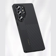 BENKS Kevlar tok Samsung Galaxy S25 Ultra, MagSafe, Carbon Fiber, fekete