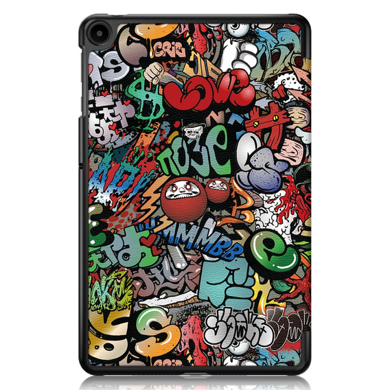 Tok Huawei MatePad SE 10.4 2022, Smartcase, graffiti