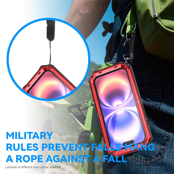 R-JUST páncélozott tok állvánnyal iPhone 17-hez