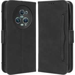 Pattintható tok a Honor Magic 5 Pro 5G, Card Slot, fekete