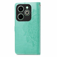 Pattintható tok a Infinix Hot 40i, Mandala, zöld