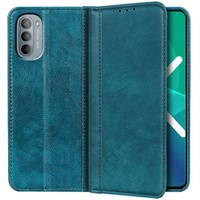 Telefontok a Motorola Moto G31 / G41, Wallet Litchi Leather, zöld