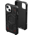 Urban Armor Gear Telefontok a iPhone 15 Plus, Monarch Pro Kevlar MagSafe, fekete