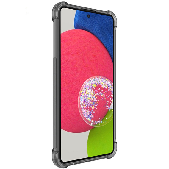 IMAK Telefontok a Samsung Galaxy A53 5G, Dropproof, átlátszó / fekete