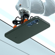 Spigen tok Samsung Galaxy S25 készülékhez, Thin Fit Mag, zöld + 9H edzett üveg