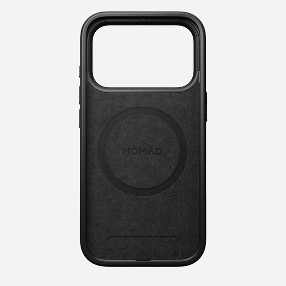 Nomad tok iPhone 17 Pro-hoz, Modern bőr tok, barna