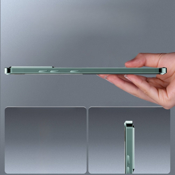 Kameravédő tok Samsung Galaxy S20 FE, CamShield MagSafe, átlátszó / zöld