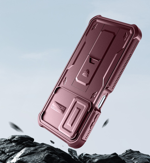 Páncélozott tok a Samsung Galaxy A16, Dexnor Full Body (Two Frames), piros