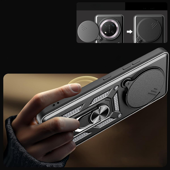 Telefontok a Honor Magic 7 Lite, CamShield Slide, fekete