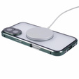 Magnetic Dual Glass MagSafe tok iPhone 16, zöld
