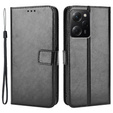 Pattintható tok a Xiaomi Poco X5 Pro 5G, Wallet, fekete