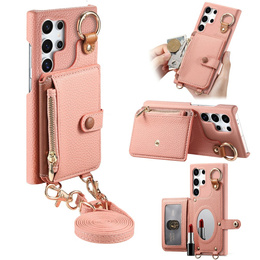 Telefontok a Samsung Galaxy S25 Ultra, GKK Leather, fekete