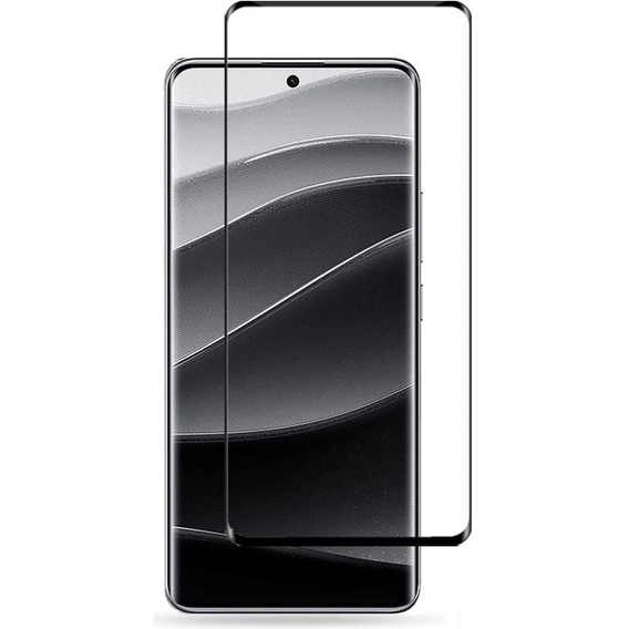 3D edzett üveg Xiaomi Redmi Note 14 Pro+ készülékhez, fekete keret