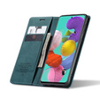 CASEME tok Samsung Galaxy A51, Leather Wallet Case, zöld