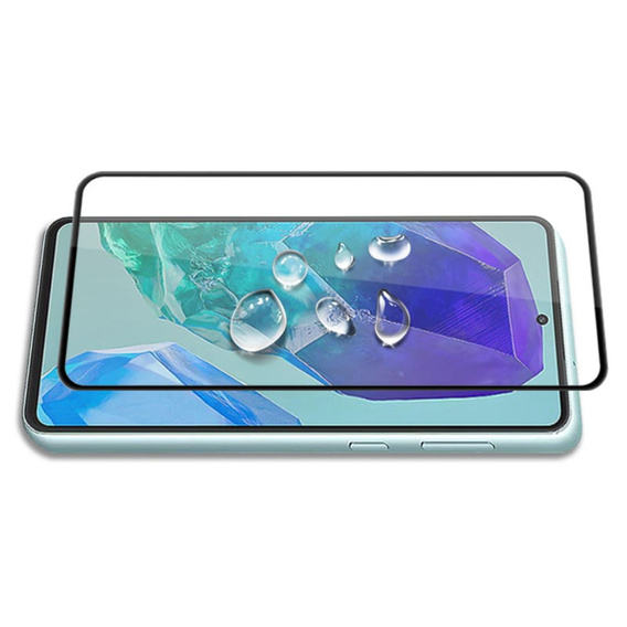 Mocolo Full Glue edzett üveg a következőkhöz Samsung Galaxy M55 5G, fekete keret