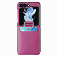 Tok Samsung Galaxy Z Flip7 FE / Z Flip6, Card Slot Ring Case, lila