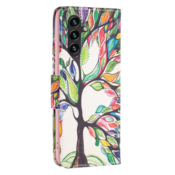 Pattintható tok a Samsung Galaxy A35 5G, Wallet, Tree of Life