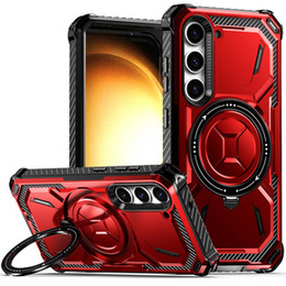 Tok Samsung Galaxy S23, Heavy Duty Ring, piros