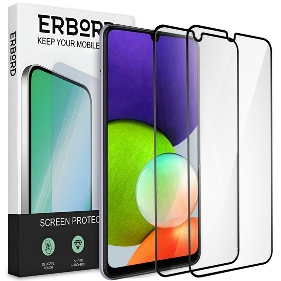 2x kerámia ERBORD hibrid üveg a Samsung Galaxy A22 5G