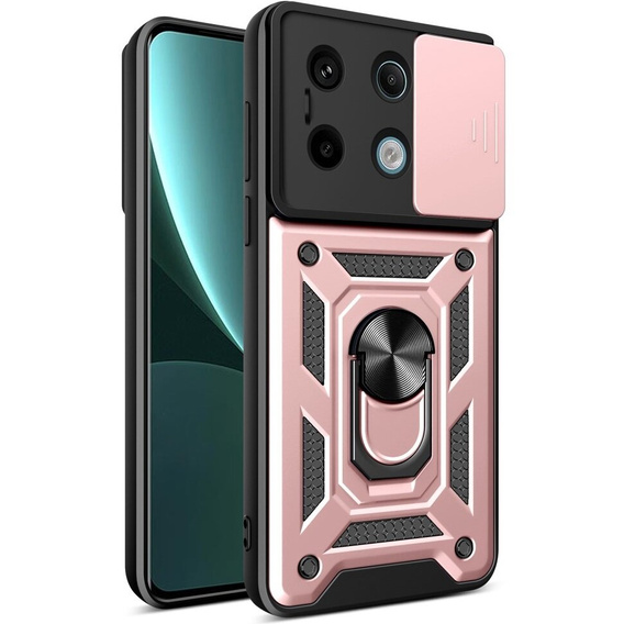 Telefontok a Xiaomi Redmi Note 13 Pro 5G, CamShield Slide, rózsaszín