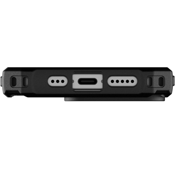 Urban Armor Gear Telefontok a iPhone 15 Pro, Pathfinder MagSafe, átlátszó / fekete
