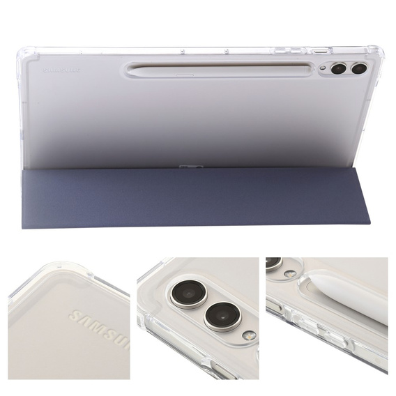 Tok Samsung Galaxy Tab S9 Ultra, Smartcase Hybrid, tolltartó résszel, lila