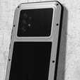 Love Mei Telefontok a Samsung Galaxy A53 5G, armored with glass, ezüst