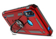 Páncélozott telefontok a Motorola Moto E7 Power / E7i Power, Nox Case Ring, piros