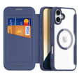 Dux Ducis Telefontok a iPhone 16, Skin X Pro, MagSafe, sötétkék