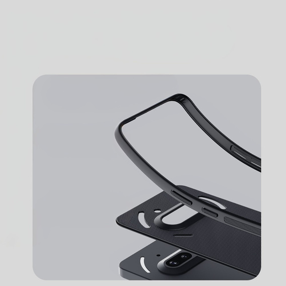 NILLKIN tok Nothing Phone 3a, Frosted Shield, MagSafe, fekete