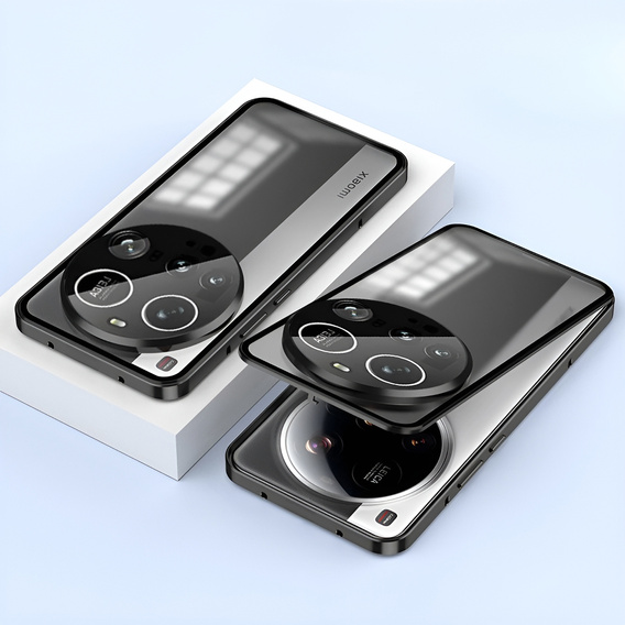 Tok Xiaomi 15 Ultra, Magnetic Dual Glass, fekete