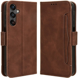 Pattintható tok a Samsung Galaxy A25 5G, Card Slot, barna