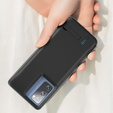 5000mAh akkumulátor tok Samsung Galaxy S20 FE készülékhez, fekete