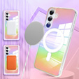 Tok a Samsung Galaxy S24 FE, Fusion Hybrid, MagSafe-hoz, többszínű + üveg a képernyőhöz