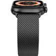 Bransoleta do Apple Watch 1/2/3/4/5/6/7/8/SE/ULTRA 42/44/45/49 MM, Czarna