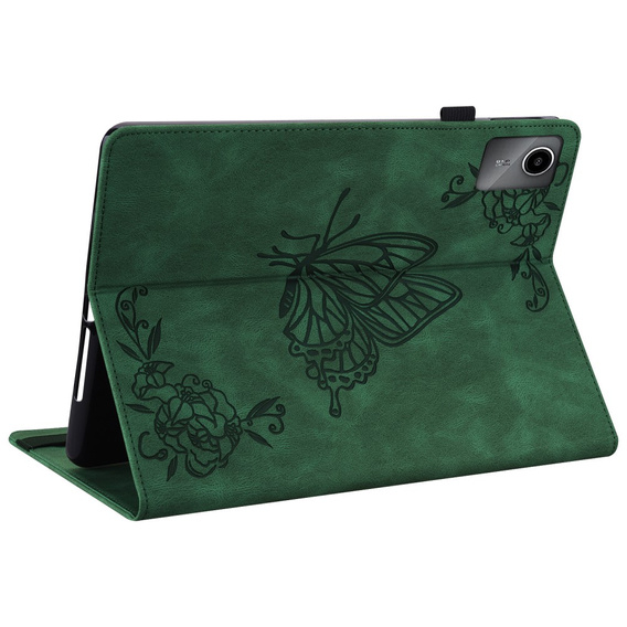 Tok Lenovo Tab M11, Butterfly, zöld