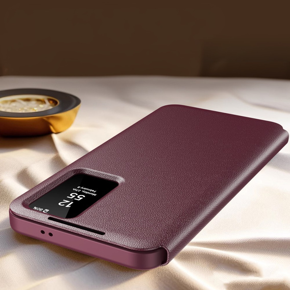 Flip tok Samsung Galaxy A55 5G, Smart View Wallet, piros