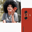 Telefontok a Xiaomi POCO F4 GT, Silicone Lite, piros