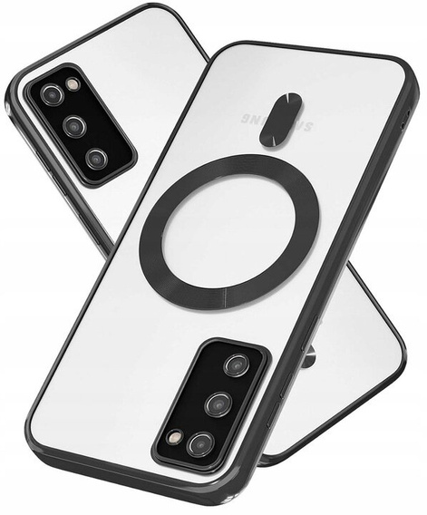 Tok Samsung Galaxy S20 FE-hoz, Electro MagSafe, fekete + üveg a képernyőhöz