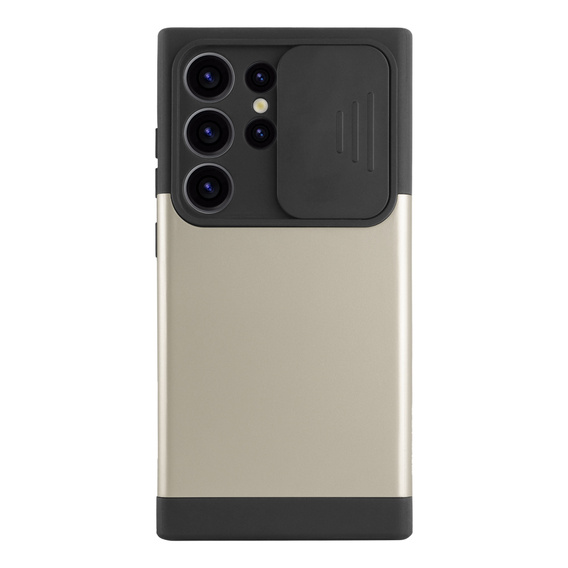 Telefontok a Samsung Galaxy S24 Ultra, ERBORD MagProtect Slide Camera, arany