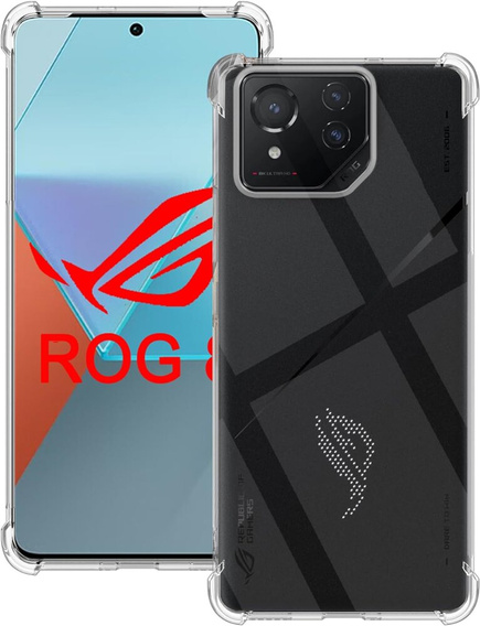 Telefontok a ASUS ROG Phone 8 Pro, Dropproof, átlátszó